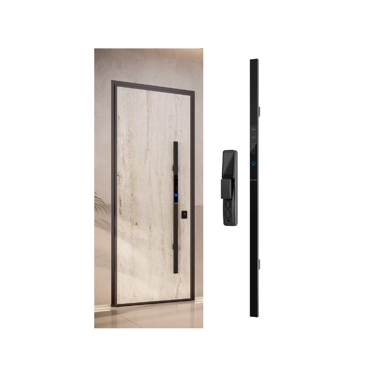 Алюминиевая входная группа HausDoors Electronic-H