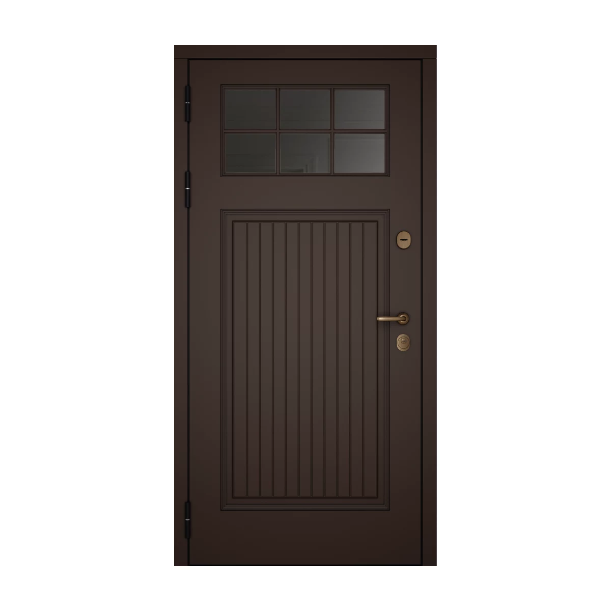Входная дверь HausDoors Нуво 71-О — уличная остеклённая