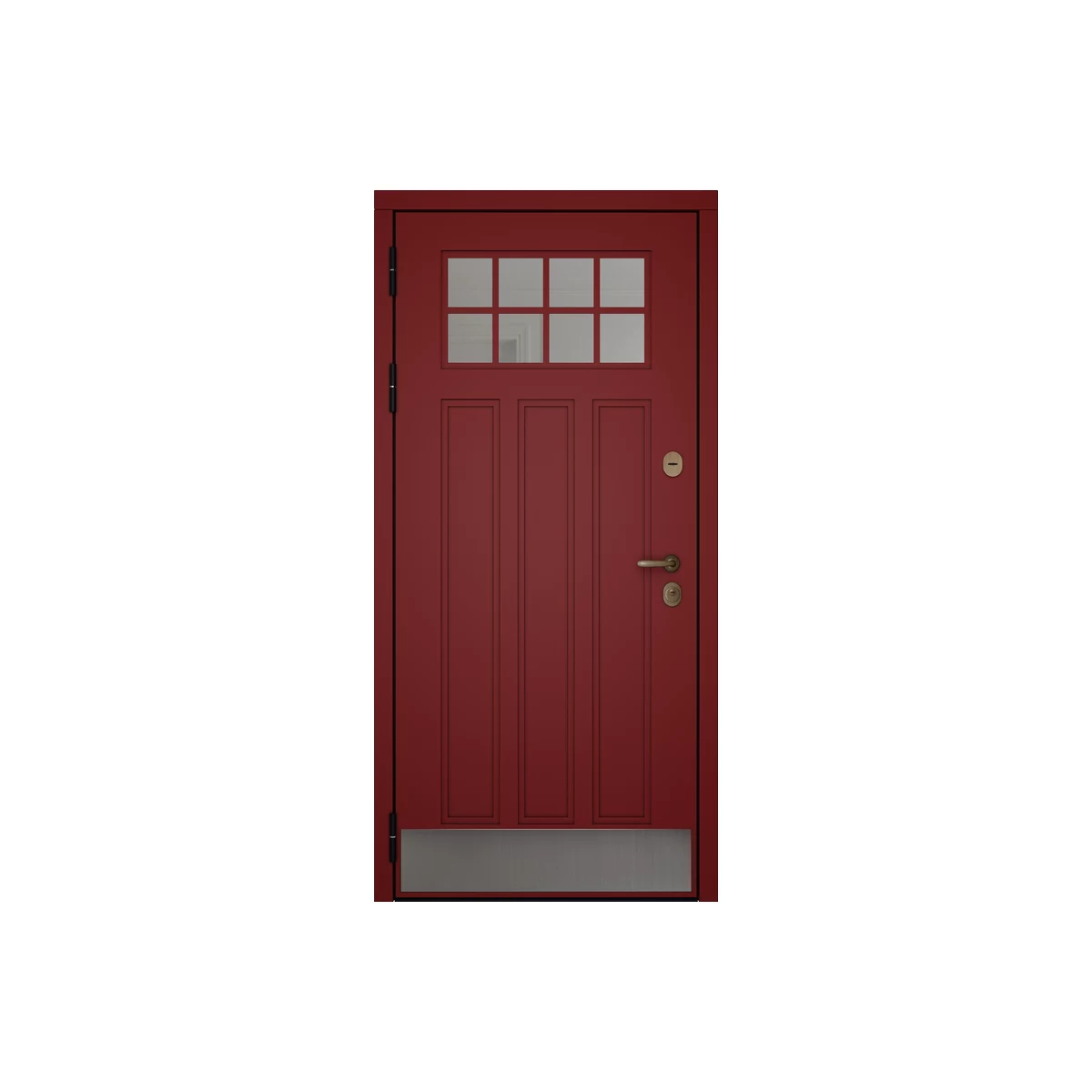 Входная дверь HausDoors Крафт 11 — уличная остеклённая